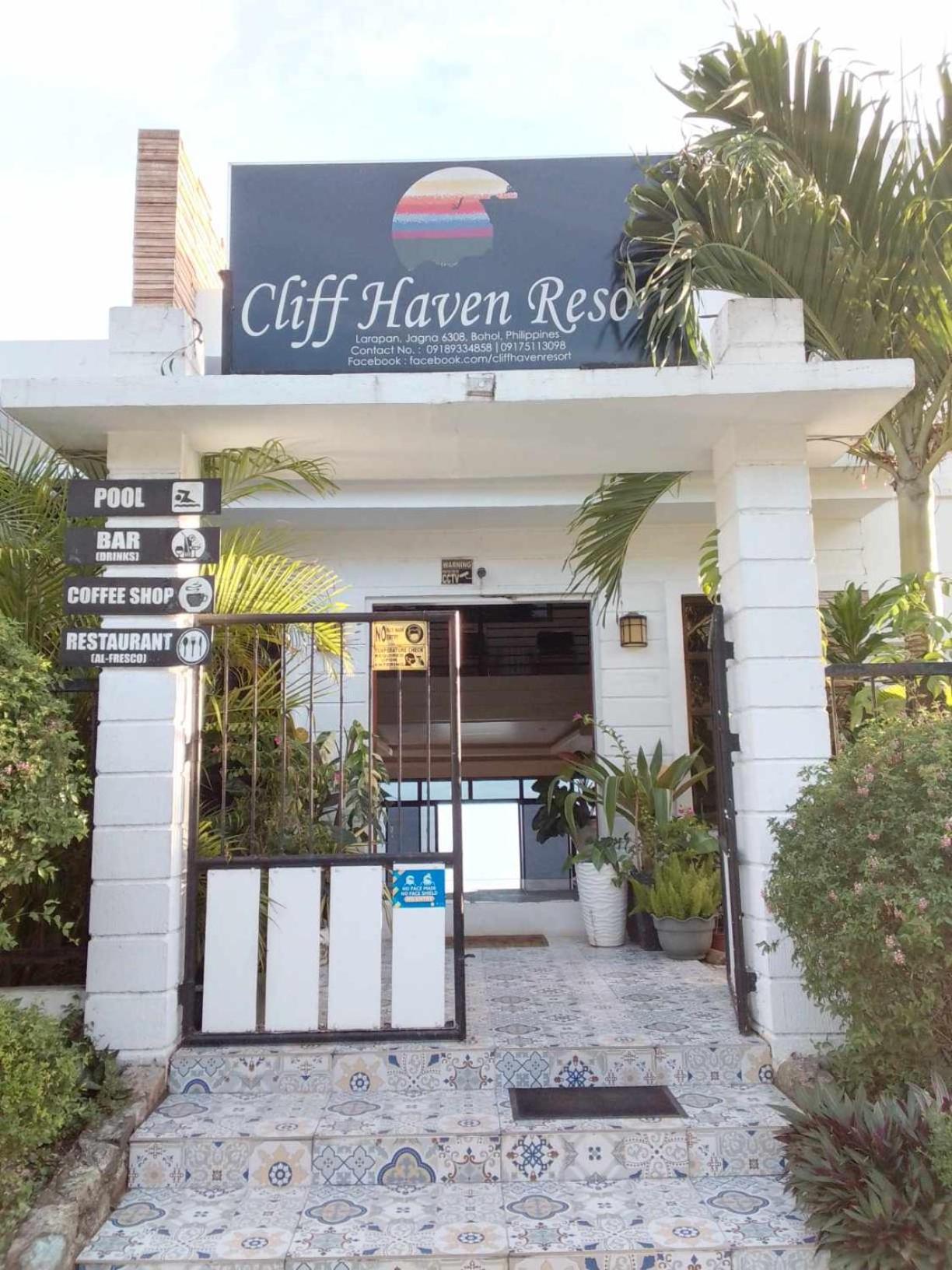 Cliff Haven Resort Jagna 外观 照片